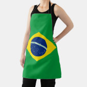 ブラジルの愛国的な旗 エプロン (インサイチュ)
