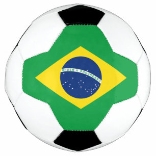 ブラジルの愛国的な旗 サッカーボール
