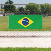 ブラジルの愛国的な旗 横断幕 (インサイチュ)