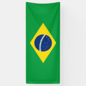 ブラジルの愛国的な旗 横断幕 (縦)