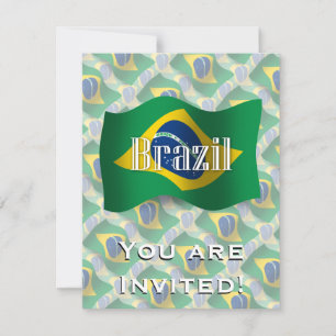 ブラジルの振る旗 招待状