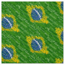 ブラジルの文字の旗