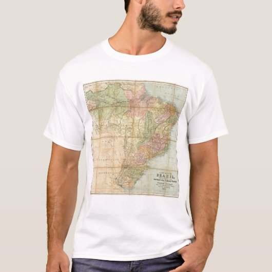 ブラジルの新しい地図 Tシャツ (正面)