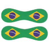 ブラジルの旗との愛国心が強いソフトボール ソフトボール (パネル)