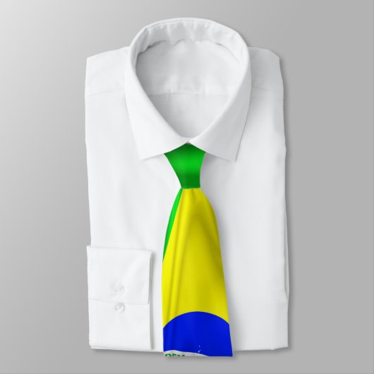 ブラジルの旗のタイとのToco Toucan ネクタイ (タイ)