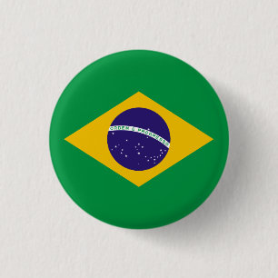 ブラジルの旗のバッジ 缶バッジ