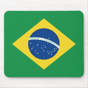 ブラジルの旗のマウスパッド マウスパッド