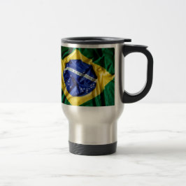ブラジルの旗のマグ トラベルマグ