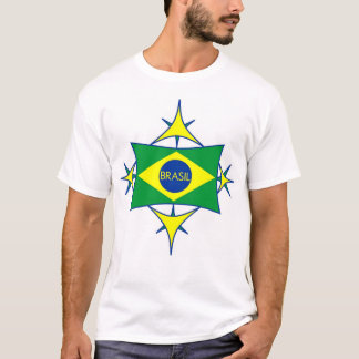 ブラジルの旗のワイシャツ Tシャツ