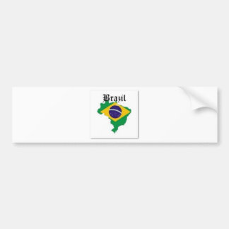 ブラジルの旗のTシャツおよび等 バンパーステッカー