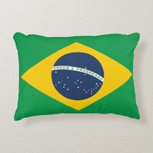 ブラジルの旗 アクセントクッション
