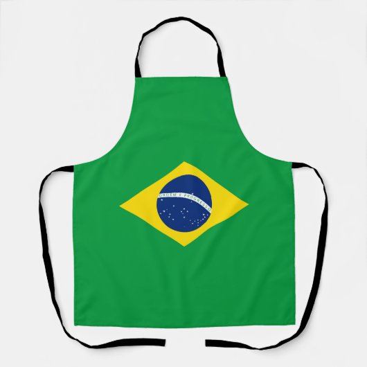 ブラジルの旗 エプロン (正面)