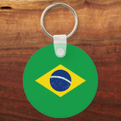 ブラジルの旗 キーホルダー (正面)