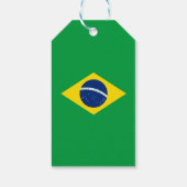 ブラジルの旗 ギフトタグ (裏面)