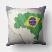 ブラジルの旗 クッション (裏面)