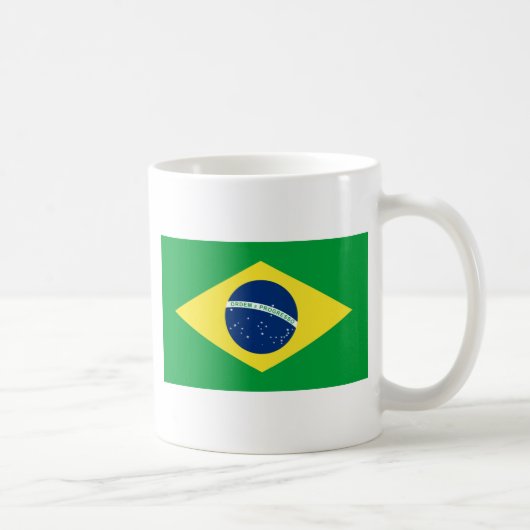 ブラジルの旗 コーヒーマグカップ (右)