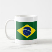 ブラジルの旗 コーヒーマグカップ (左)