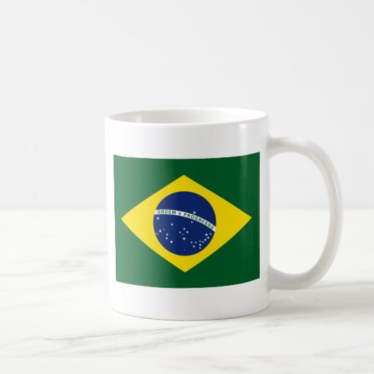 ブラジルの旗 コーヒーマグカップ (右)