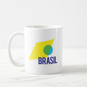 ブラジルの旗 コーヒーマグカップ