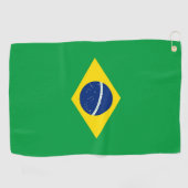 ブラジルの旗 ゴルフタオル (横)