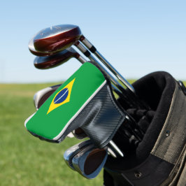 ブラジルの旗 ゴルフヘッドカバー