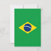 ブラジルの旗 サンキューカード (裏面)