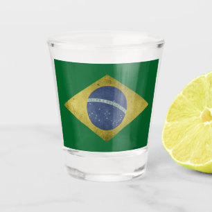 ブラジルの旗 ショットグラス