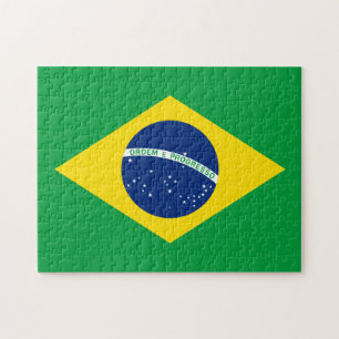 ブラジルの旗 ジグソーパズル