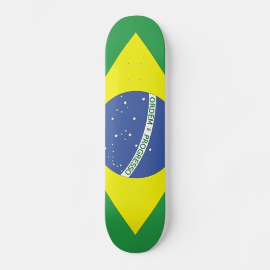 ブラジルの旗 スケートボード (正面)