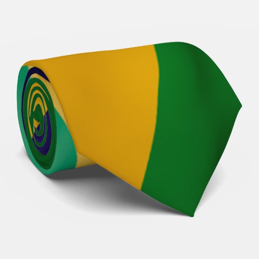 ブラジルの旗 ネクタイ (ロール)