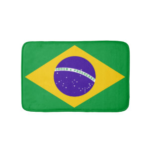 ブラジルの旗 バスマット