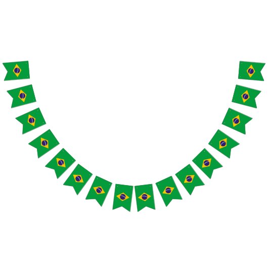 ブラジルの旗 バンティングフラッグ (全)