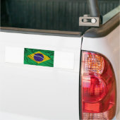 ブラジルの旗 バンパーステッカー (トラック上)