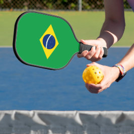 ブラジルの旗 ピックルボールラケット