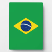 ブラジルの旗 フォトプラーク (正面)