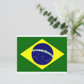 ブラジルの旗 ポストカード (スタンド正面)