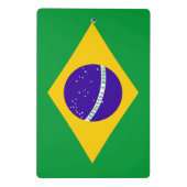 ブラジルの旗 ミニクリップボード (裏面)
