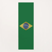 ブラジルの旗 ヨガマット (正面)