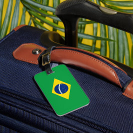 ブラジルの旗 ラゲッジタグ