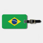 ブラジルの旗 ラゲッジタグ (正面横)