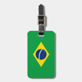 ブラジルの旗 ラゲッジタグ (正面縦)