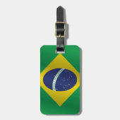 ブラジルの旗 ラゲッジタグ (正面縦)