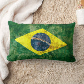 ブラジルの旗 ランバークッション (ブランケット)