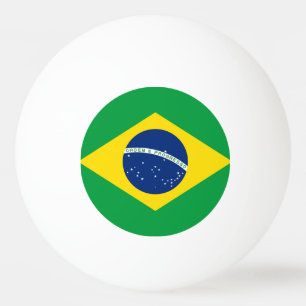 ブラジルの旗 卓球ボール