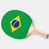 ブラジルの旗 卓球ラケット (横)