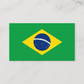 ブラジルの旗 名刺 (正面)