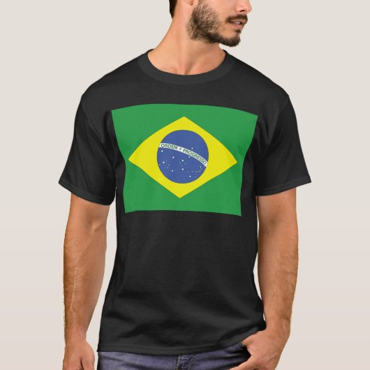 ブラジルの旗 Tシャツ (正面)