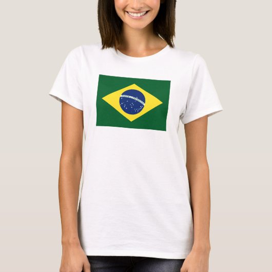 ブラジルの旗 Tシャツ (正面)
