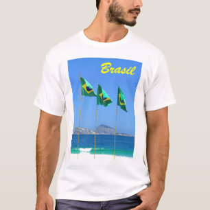 ブラジルの旗 Tシャツ