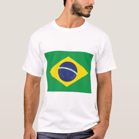 ブラジルの旗 Tシャツ (正面)